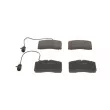 Jeu de 4 plaquettes de frein avant BOSCH 0 986 424 664 - Visuel 1