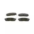 Jeu de 4 plaquettes de frein avant BOSCH 0 986 424 670 - Visuel 1