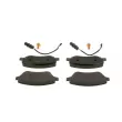 Jeu de 4 plaquettes de frein avant BOSCH 0 986 424 679 - Visuel 3