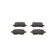 Jeu de 4 plaquettes de frein avant BOSCH 0 986 424 692 - Visuel 1