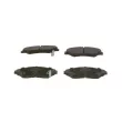 Jeu de 4 plaquettes de frein avant BOSCH 0 986 424 696 - Visuel 1