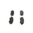 Jeu de 4 plaquettes de frein avant BOSCH 0 986 424 696 - Visuel 2