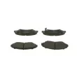 Jeu de 4 plaquettes de frein avant BOSCH 0 986 424 696 - Visuel 3