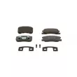 Jeu de 4 plaquettes de frein avant BOSCH 0 986 424 697 - Visuel 1