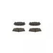 Jeu de 4 plaquettes de frein avant BOSCH 0 986 424 737 - Visuel 3