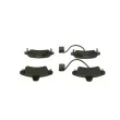 Jeu de 4 plaquettes de frein arrière BOSCH 0 986 424 745 - Visuel 3