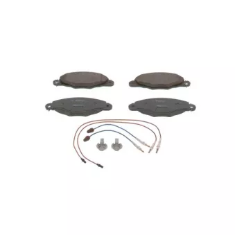 Jeu de 4 plaquettes de frein avant BOSCH 0 986 424 746