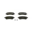 Jeu de 4 plaquettes de frein avant BOSCH 0 986 424 770 - Visuel 1