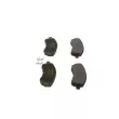 Jeu de 4 plaquettes de frein avant BOSCH 0 986 424 770 - Visuel 2
