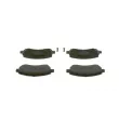 Jeu de 4 plaquettes de frein avant BOSCH 0 986 424 770 - Visuel 3