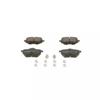 Jeu de 4 plaquettes de frein avant BOSCH 0 986 424 853