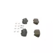 Jeu de 4 plaquettes de frein avant BOSCH 0 986 424 853 - Visuel 2