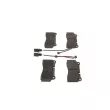Jeu de 4 plaquettes de frein avant BOSCH 0 986 424 873 - Visuel 2