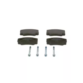 Jeu de 4 plaquettes de frein arrière BOSCH 0 986 424 876