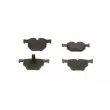 Jeu de 4 plaquettes de frein avant BOSCH 0 986 424 882 - Visuel 1