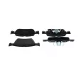 Jeu de 4 plaquettes de frein avant BOSCH 0 986 424 885 - Visuel 3