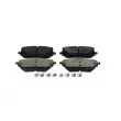 Jeu de 4 plaquettes de frein avant BOSCH 0 986 424 887 - Visuel 1