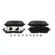 Jeu de 4 plaquettes de frein avant BOSCH 0 986 424 888 - Visuel 1