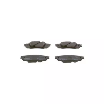Jeu de 4 plaquettes de frein arrière BOSCH 0 986 424 912
