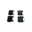 Jeu de 4 plaquettes de frein avant BOSCH 0 986 424 918 - Visuel 2