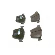 Jeu de 4 plaquettes de frein avant BOSCH 0 986 424 920 - Visuel 2