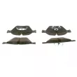 Jeu de 4 plaquettes de frein avant BOSCH 0 986 424 920 - Visuel 3