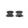 Jeu de 4 plaquettes de frein avant BOSCH 0 986 424 922 - Visuel 3