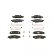 Jeu de 4 plaquettes de frein avant BOSCH 0 986 424 927 - Visuel 1