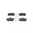 Jeu de 4 plaquettes de frein avant BOSCH 0 986 424 928 - Visuel 1
