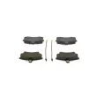 Jeu de 4 plaquettes de frein avant BOSCH 0 986 424 928 - Visuel 3