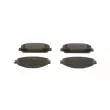 Jeu de 4 plaquettes de frein avant BOSCH 0 986 424 939 - Visuel 1