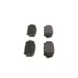 Jeu de 4 plaquettes de frein avant BOSCH 0 986 424 939 - Visuel 2