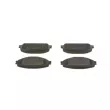 Jeu de 4 plaquettes de frein avant BOSCH 0 986 424 939 - Visuel 3
