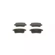 Jeu de 4 plaquettes de frein avant BOSCH 0 986 424 942 - Visuel 1
