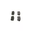 Jeu de 4 plaquettes de frein avant BOSCH 0 986 424 942 - Visuel 2