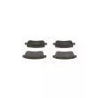 Jeu de 4 plaquettes de frein avant BOSCH 0 986 424 942 - Visuel 3