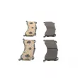 Jeu de 4 plaquettes de frein avant BOSCH 0 986 424 943 - Visuel 2