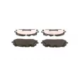 Jeu de 4 plaquettes de frein avant BOSCH 0 986 424 945 - Visuel 3
