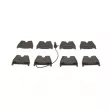 Jeu de 4 plaquettes de frein avant BOSCH 0 986 424 949 - Visuel 3