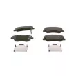 Jeu de 4 plaquettes de frein avant BOSCH 0 986 424 952 - Visuel 1