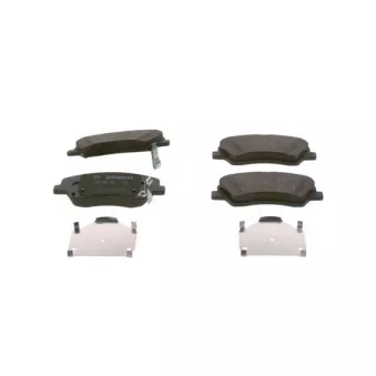 Jeu de 4 plaquettes de frein avant BOSCH 0 986 424 952