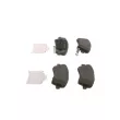 Jeu de 4 plaquettes de frein avant BOSCH 0 986 424 952 - Visuel 2