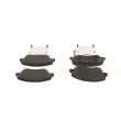 Jeu de 4 plaquettes de frein avant BOSCH 0 986 424 952 - Visuel 3
