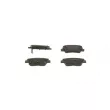 Jeu de 4 plaquettes de frein avant BOSCH 0 986 424 959 - Visuel 1