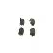Jeu de 4 plaquettes de frein avant BOSCH 0 986 424 959 - Visuel 2