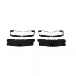 Jeu de 4 plaquettes de frein avant BOSCH 0 986 424 970 - Visuel 3