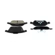 Jeu de 4 plaquettes de frein avant BOSCH 0 986 424 986 - Visuel 3