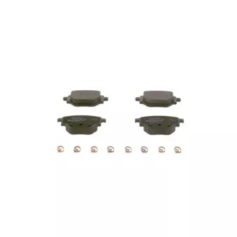 Jeu de 4 plaquettes de frein arrière BOSCH 0 986 424 988