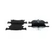 Jeu de 4 plaquettes de frein avant BOSCH 0 986 424 989 - Visuel 3