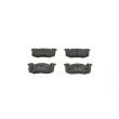 Jeu de 4 plaquettes de frein avant BOSCH 0 986 424 992 - Visuel 1